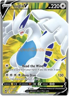 Lugia V 185/195 ultra rare Pokémon Card