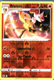 Braixen 026/195 uncommon reverse holo Pokémon Card