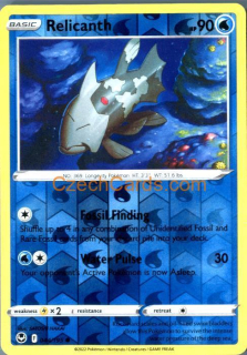 Relicanth 044/195 common reverse holo Pokémon Card