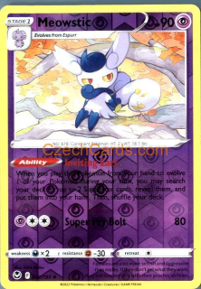 Meowstic 082/195 uncommon reverse holo Pokémon Card