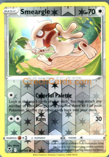 Smeargle 137/195 common reverse holo Pokémon Card