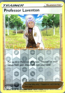 Professor Laventon 162/195 uncommon reverse holo Pokémon Card