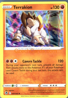 Terrakion 097/195 rare holo Pokémon Card