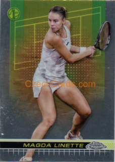 Magda Linette 2024 Topps Chrome Tennis #61