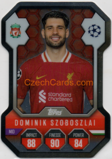 Dominik Szoboszlai 2024/25 Match Attax Chrome Pro Elite Shield #SH4