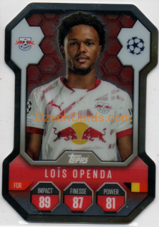 Lois Openda 2024/25 Match Attax Chrome Pro Elite Shield #SH12