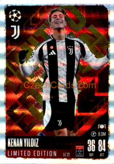 Kenan Yildiz 2024/25 Match Attax Limited Edition #LE22