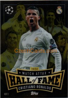 Cristiano Ronaldo 2024/25 Match Attax Hall Of Fame #HOF2