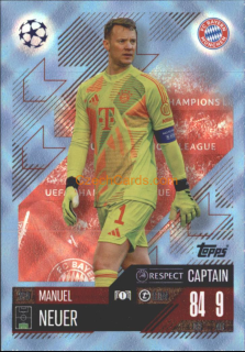 Manuel Neuer 2024/25 Match Attax crystal parallel #209