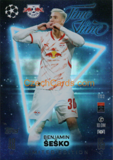 Benjamin Sesko 2024/25 Match Attax Time to Shine Limited #TS2