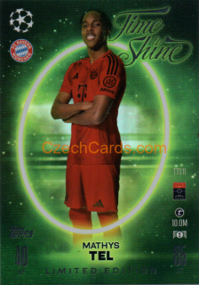 Mathys Tel 2024/25 Match Attax Time to Shine Limited #TS11