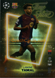 Lamine Yamal 2024/25 Match Attax Time to Shine Limited #TS14