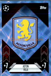 Team Badge Aston Villa 2024/25 Match Attax crystal parallel #1