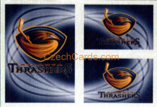 Logo Atlanta Thrashers 2010-11 Panini NHL Sticker satin #7