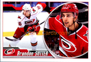 Brandon Sutter 2010-11 Panini NHL Sticker #44