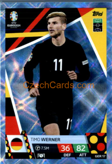 Timo Werner 2024 EURO Match Attax crystal parallel #GER17