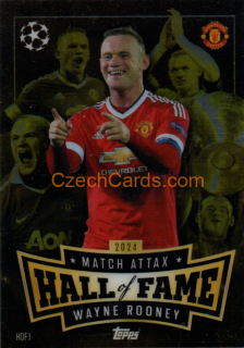 Wayne Rooney 2024/25 Match Attax Hall Of Fame #HOF1