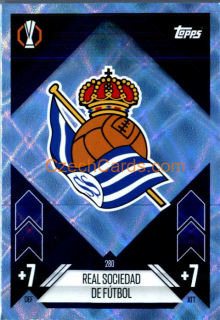 Team Badge Real Sociedad 2024/25 Match Attax crystal parallel #280