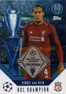 Virgil van Dijk 2024/25 Match Attax Relic card #UCLC-WD