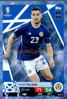 Kenny McLean 2024 EURO Match Attax crystal parallel #SCO9