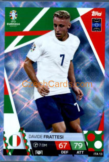 Davide Frattesi 2024 EURO Match Attax crystal parallel #ITA13