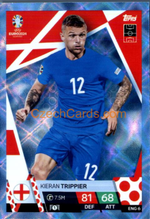 Kieran Trippier 2024 EURO Match Attax crystal parallel #ENG6