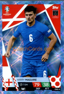 Harry Maguire 2024 EURO Match Attax crystal parallel #ENG4