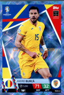 Andrei Burcă 2024 EURO Match Attax crystal parallel #ROU2