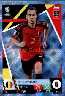 Arthur Theate 2024 EURO Match Attax #BEL3