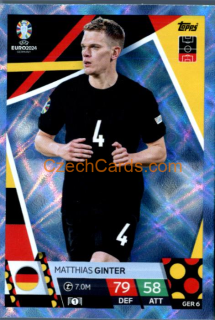 Matthias Ginter 2024 EURO Match Attax crystal parallel #GER6