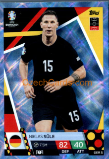 Niklas Süle 2024 EURO Match Attax crystal parallel #GER5