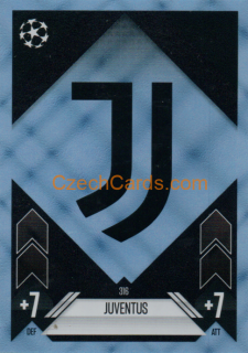 Team Badge Juventus 2024/25 Match Attax crystal parallel #316