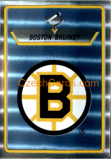 Boston Bruins Logo 1990/91 Panini NHL sticker metal #12