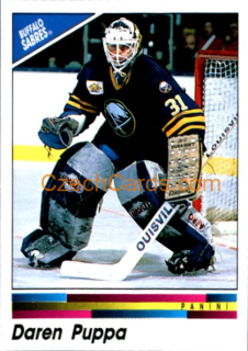 Daren Puppa 1990/91 Panini NHL sticker #31