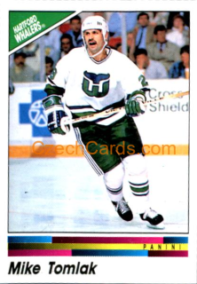 Mike Tomlak 1990/91 Panini NHL sticker #46