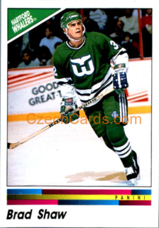 Brad Shaw 1990/91 Panini NHL sticker #48