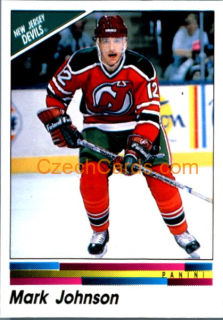 Mark Johnson 1990/91 Panini NHL sticker #66