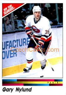 Gary Nylund 1990/91 Panini NHL sticker #80