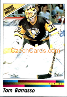 Tom Barrasso 1990/91 Panini NHL sticker #134