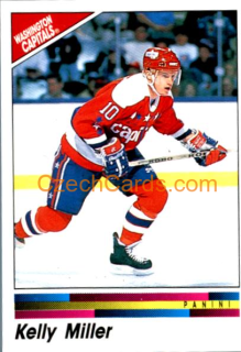 Kelly Miller 1990/91 Panini NHL sticker #156