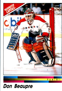 Don Beaupre 1990/91 Panini NHL sticker #158