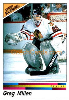 Greg Millen 1990/91 Panini NHL sticker #188