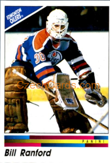 Bill Ranford 1990/91 Panini NHL sticker #218