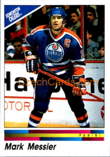 Mark Messier 1990/91 Panini NHL sticker #219