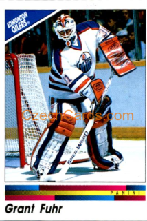 Grant Fuhr 1990/91 Panini NHL sticker #230