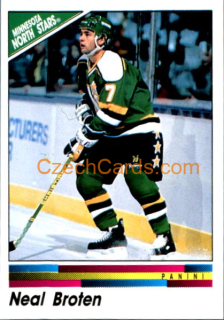 Neal Broten 1990/91 Panini NHL sticker #261