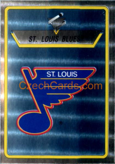 St. Louis Blues Logo 1990/91 Panini NHL sticker metal #270