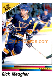 Rick Meagher 1990/91 Panini NHL sticker #273