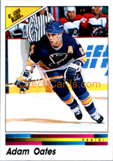 Adam Oates 1990/91 Panini NHL sticker #275