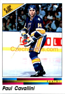 Paul Cavallini 1990/91 Panini NHL sticker #276